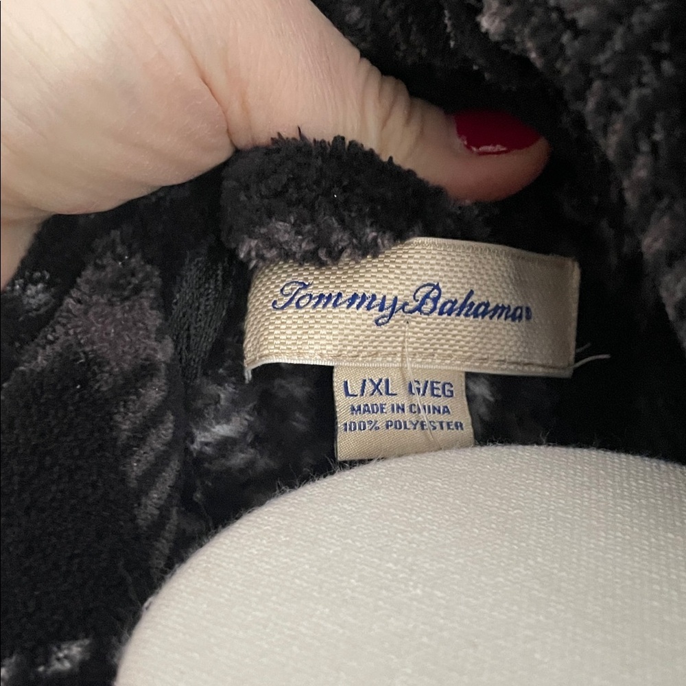 Tommy Bahama Warm Plush Flannel Men’s Robe L / XL - Picture 6 of 7